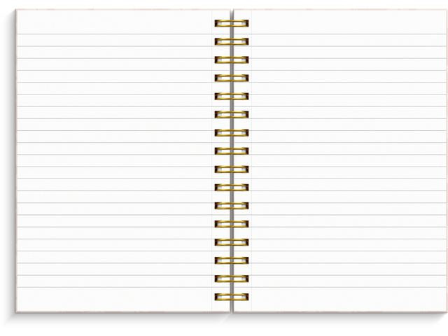 Anteckningsbok BURDE A5 Flower