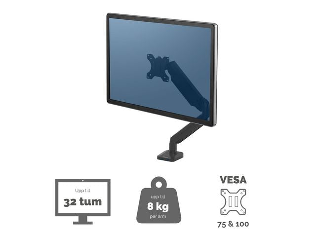 Monitorarm FELLOWES Platinum gas singel