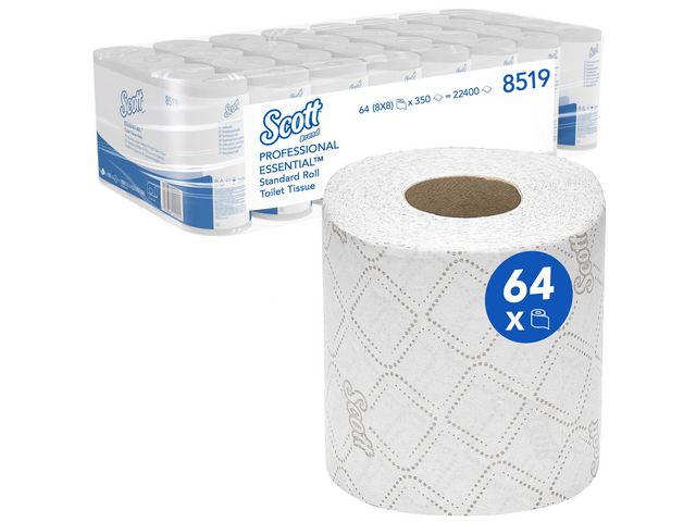 Toalettpapper SCOTT® 2-lagers 64/fp