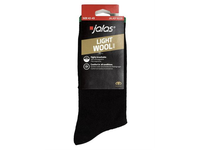 Strumpa merino JALAS 8220 svart 44-45