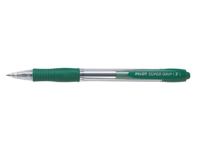 Kulpenna PILOT Super Grip fine 0,7 grön