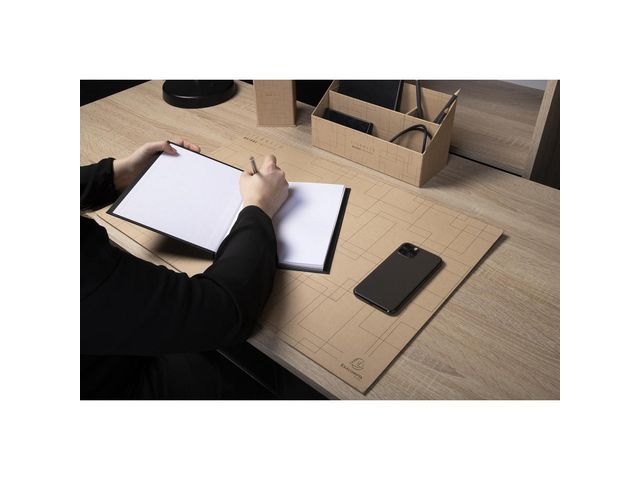 Skrivunderlägg EXACOMPTA 58,5x38,5cm bru