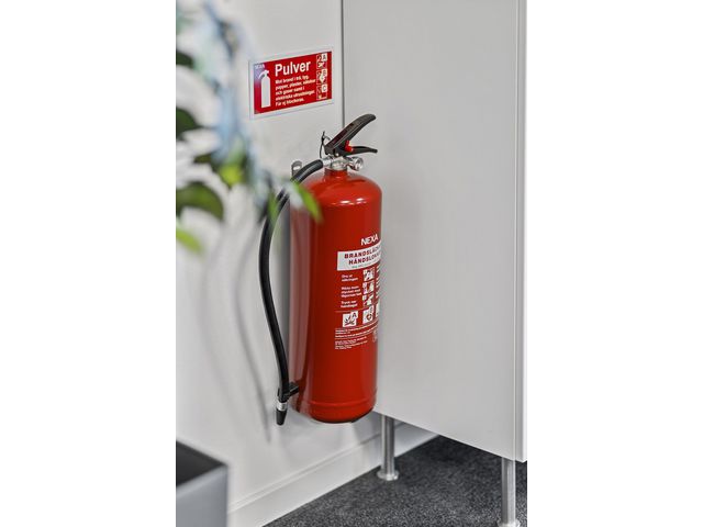 Brandsläckare NEXA 6Kg pulver röd 43A