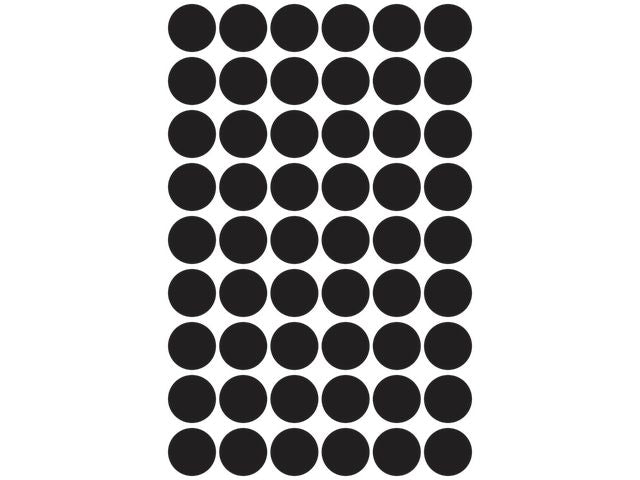 Färgkodningsprick AVERY Ø12mm sva 270/fp