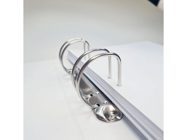 Ringpärm A4 D-ring: 45mm PP ficka svart