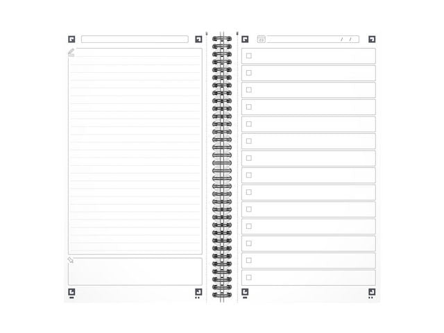 Anteckningsblock OXFORD Task Manager blå
