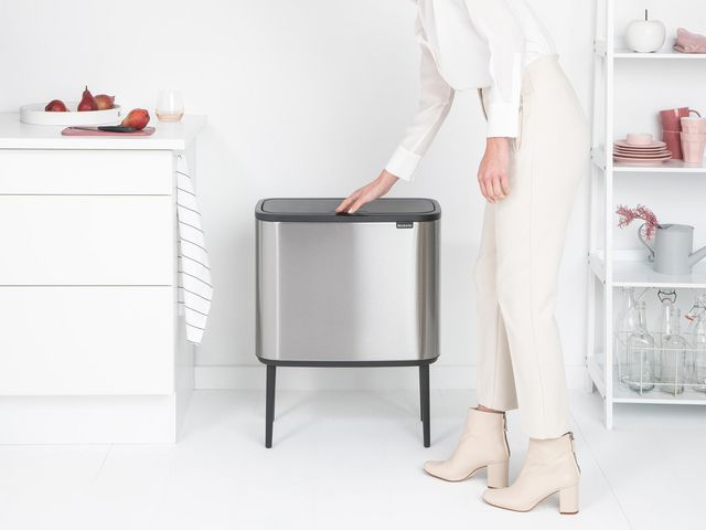 Papperskorg BRABANTIA Bo Touch 3x11Lmatt