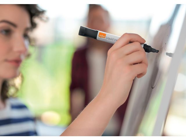 Whiteboardpenna NOBO Liq sned sv 10/fp