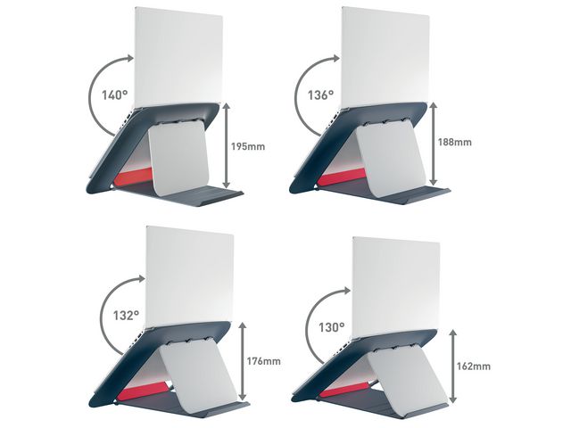 Laptopstativ LEITZ Ergo Cosy grå