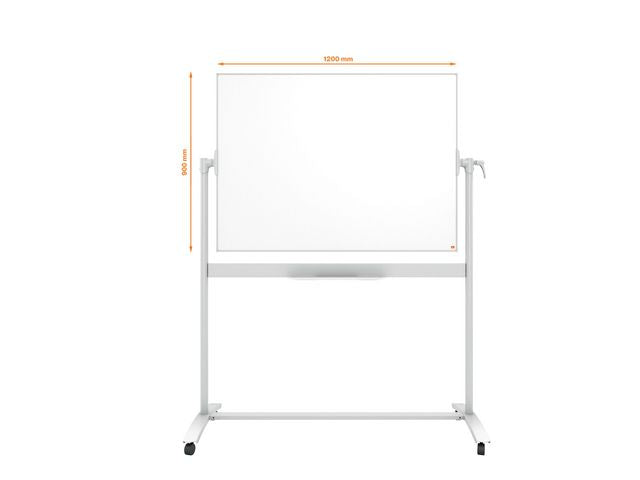 Whiteboard mobil NOBO stål 90x120cm