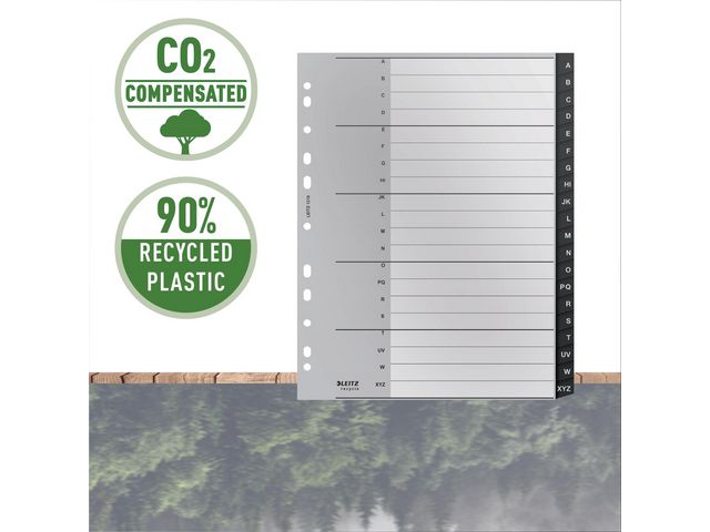Plastregister LEITZ PP recycle A4 A-Z