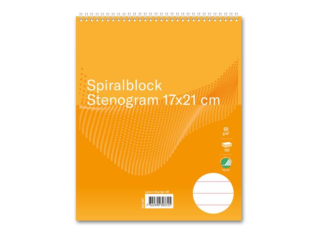 Spiralblock FORMAT stenogram 170x210mm