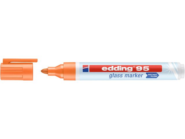 Märkpenna glastavla EDDING 95 orange