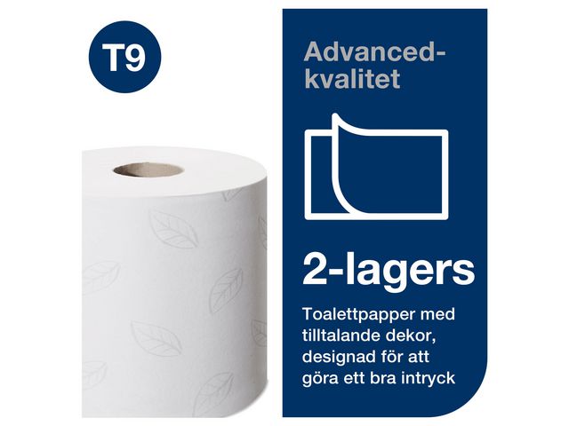 Toalettpapper TORK Adv T9 2-lag 12/fp