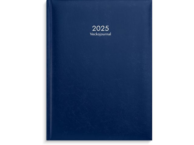 Veckojournal 2025 blå