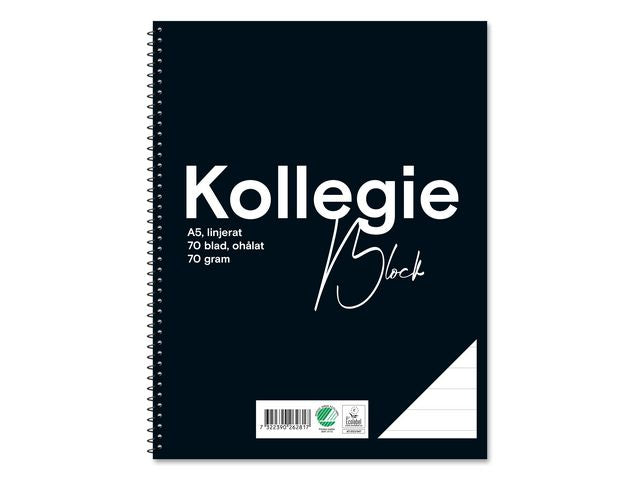 Kollegieblock FW A5 70g 70bl linj oh