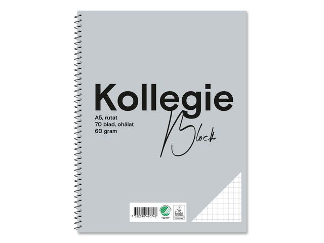 Kollegieblock FW A5 60g 70bl rut oh