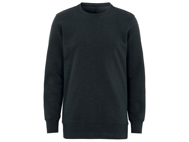 Collegetröja Steeve herr svart 4XL