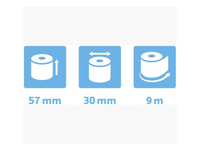 Thermorulle bisf.fri 57x30x12mm 9m