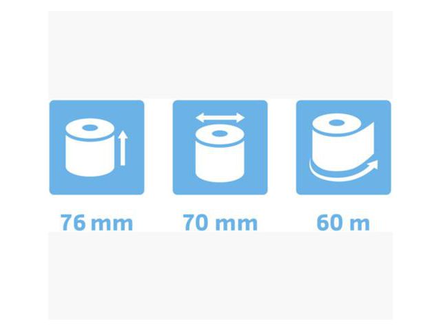 Thermorulle bisf.fri 76x70x12mm 60m