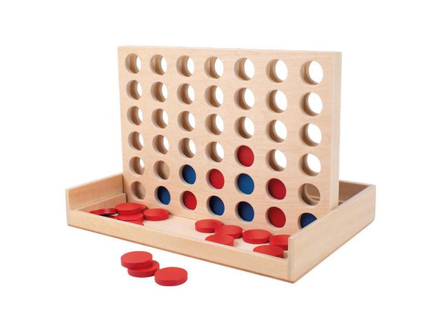 Spel 4 i rad träspel