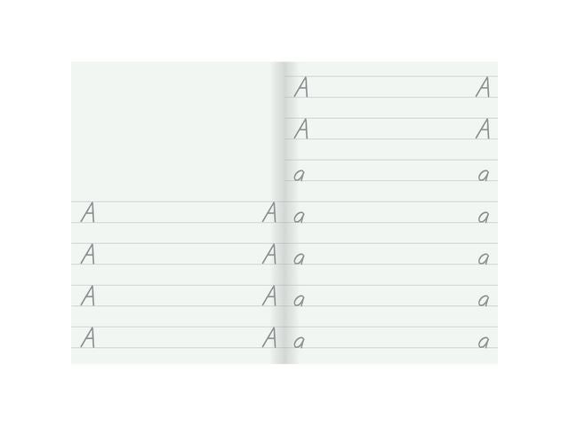 Bokstavshäfte A5 ljusgrön