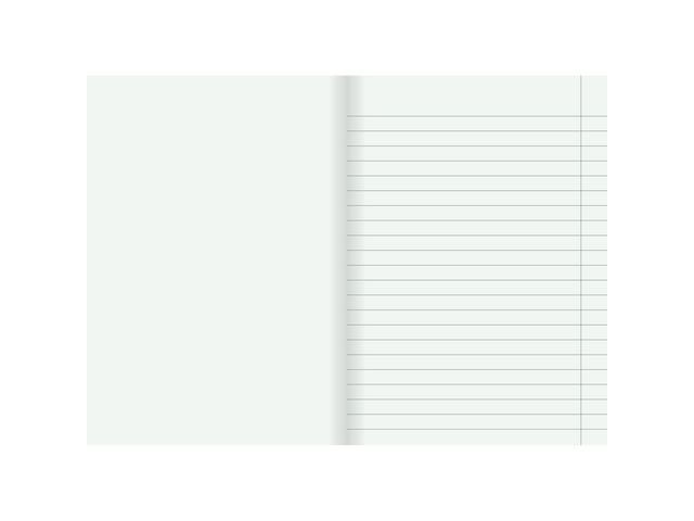 Skrivhäfte A5 olinj/linj. 8,5mm grön