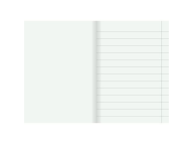 Skrivhäfte A5 olinj/linj. 14,5mm grön