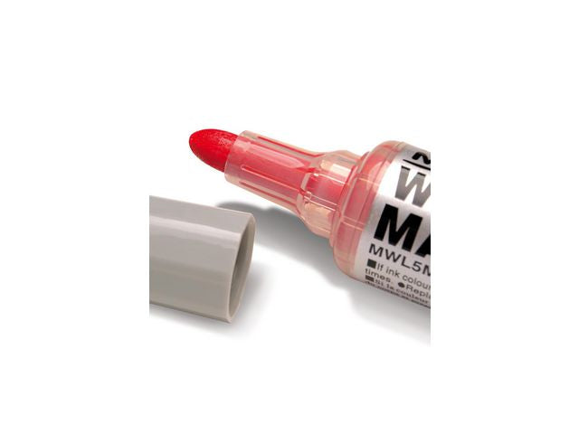 Whiteboardpenna PENTEL Maxiflo rund röd