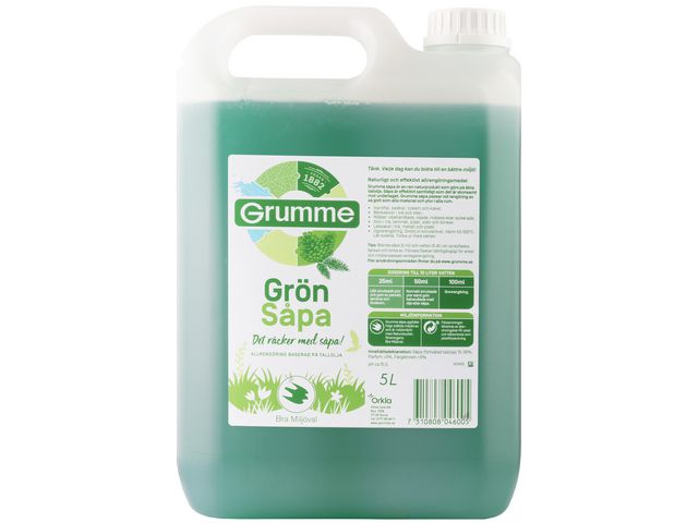 Såpa GRUMME Grönsåpa 5L