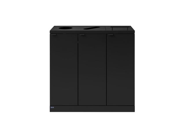 Avfallshantering BICA 3x65L hjul svart