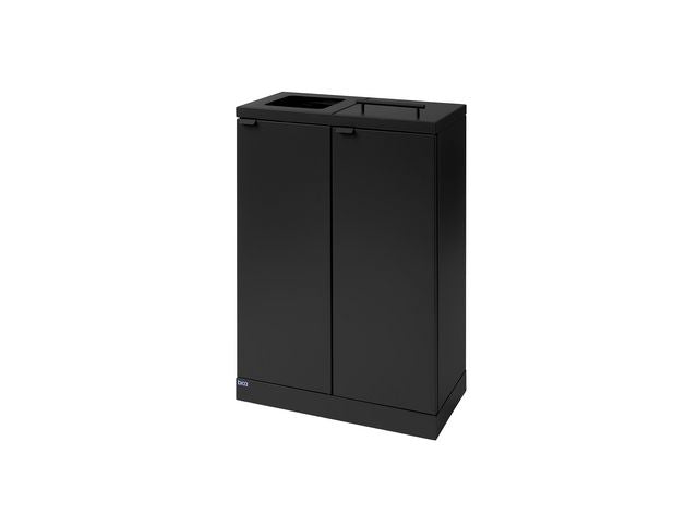 Avfallshantering BICA 2x65L kombo grå