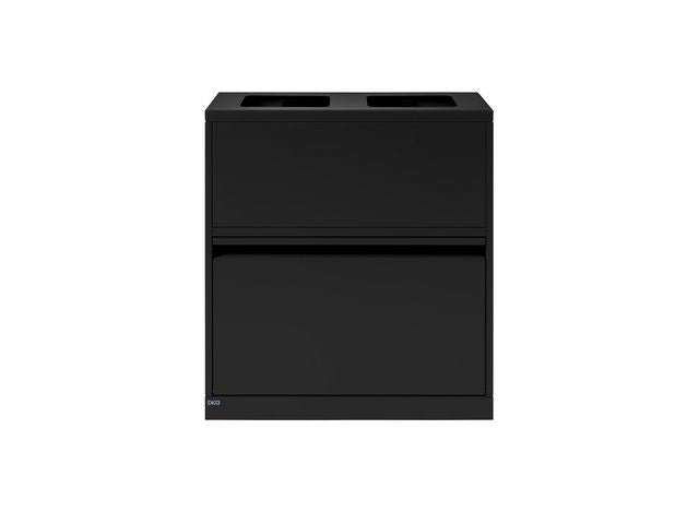 Avfallshantering BICA 80L station svart