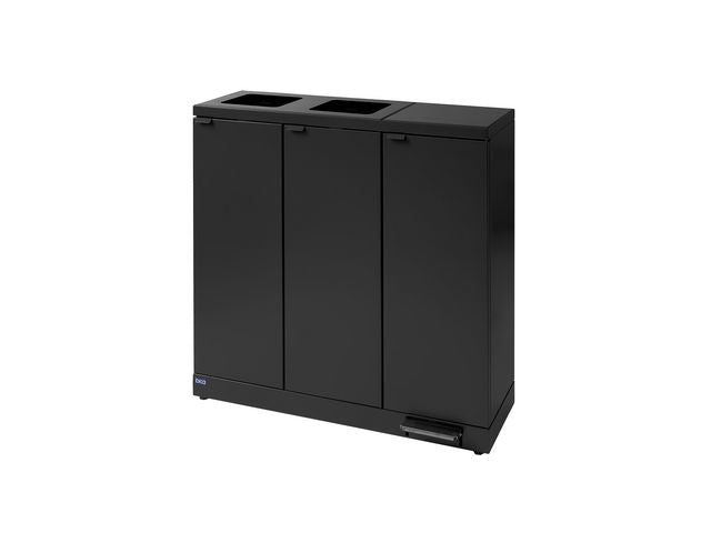 Avfallshantering BICA 3x65L pedal grå