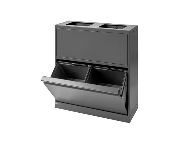 Avfallshantering BICA 80L station grå