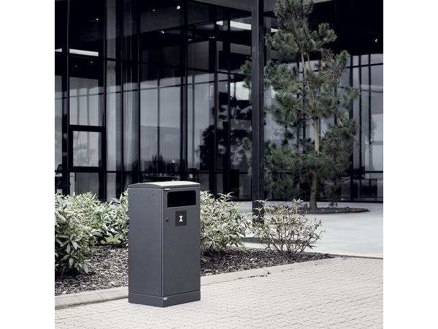 Avfallshantering BICA 100L grå