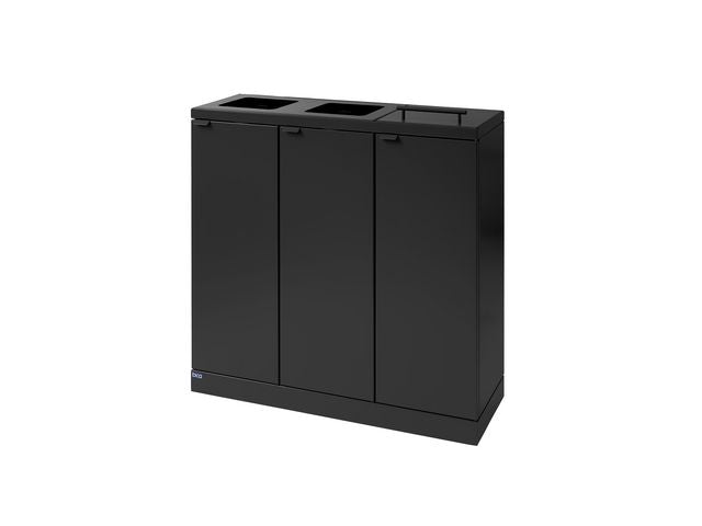 Avfallshantering BICA 3x65L kombo grå