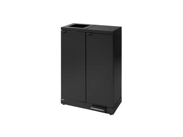 Avfallshantering BICA 2x65L pedal grå