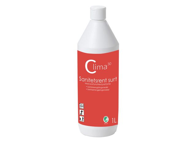 Sanitetsrent CLIMA30 surt parfymerad 1L