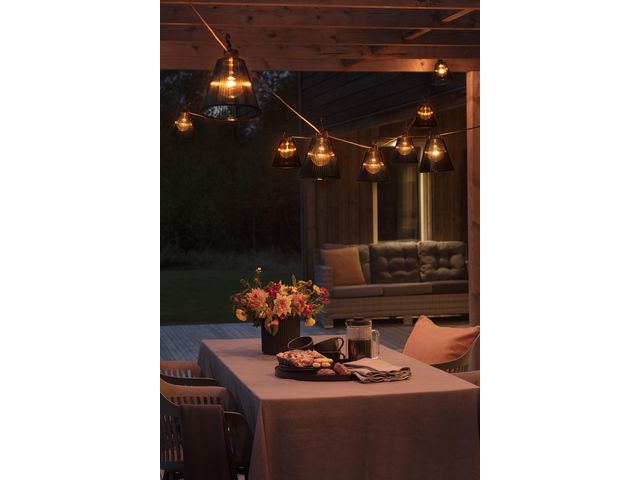 Ljusslinga tillägg E27 10 amb LED