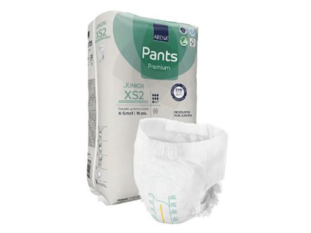 Byxblöja ABENA Jr. XS2 50-75cm 18/fp