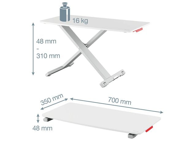 Skrivbordsställ LEITZ Ergo Cosy stående