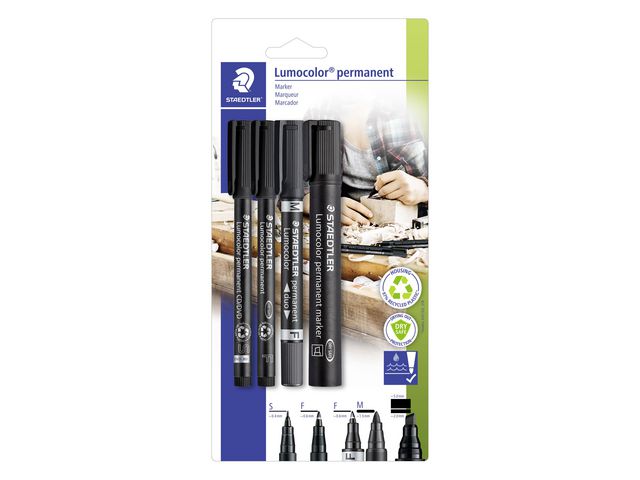 Universalpenna LUMOCOLOR P Mix set 4/fp