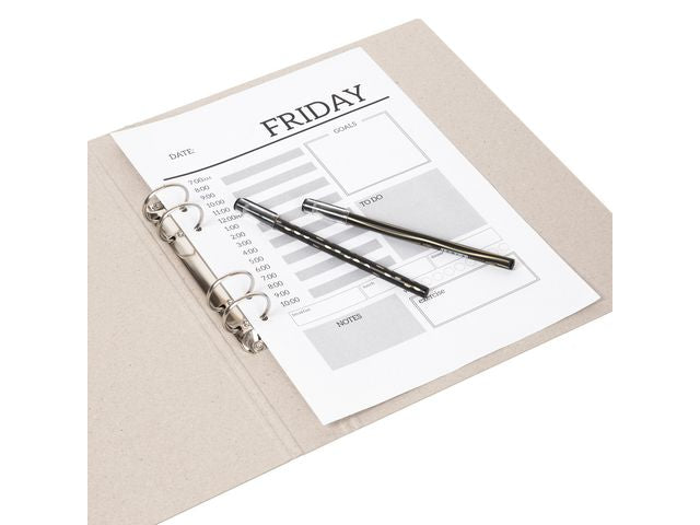 Ringpärm A4 29mm konstläderpapp natur