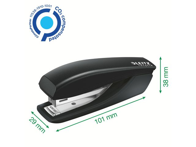 Häftapparat LEITZ recycle 10 ark svart