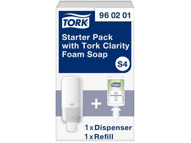 Dispenser TORK S4 Clarity starter pack