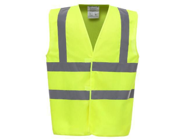 Varselväst kl 2 Gul 4Xl