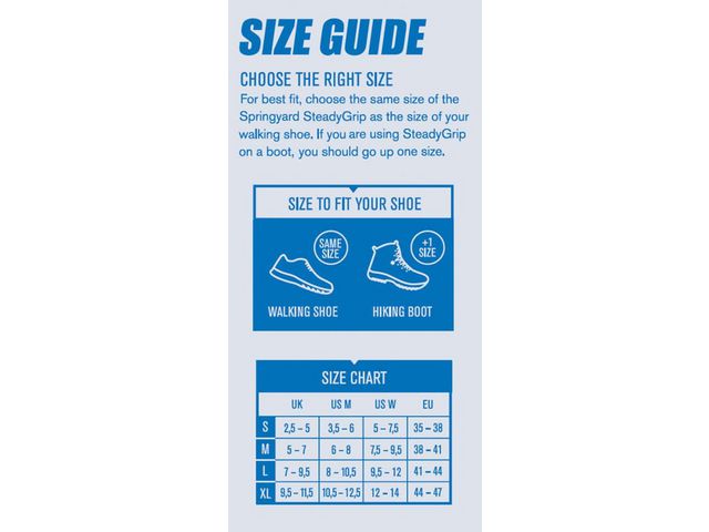 Halkskydd SteadyGrip Walksafe XL
