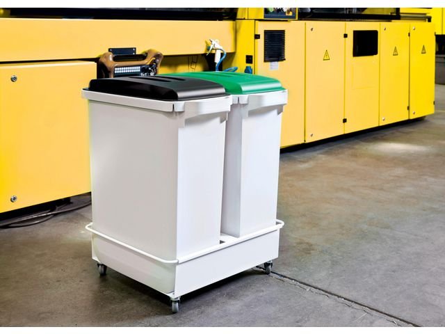 Avfallshantering DURABIN 60L grå