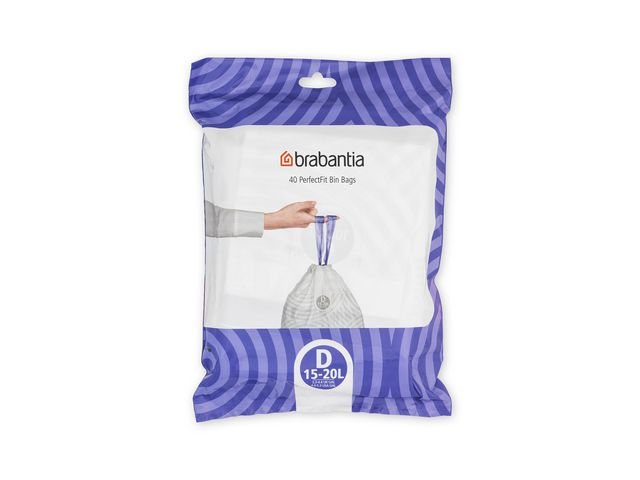 Avfallspåse D BRABANTIA 15 - 20L 40/fp